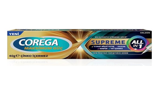 Corega Supreme Maksimum Güç Diş Protezi Yapıştırıcı Krem 40 Gr