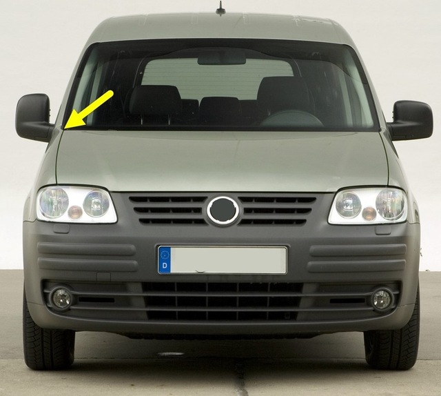 Vw Caddy 2004-2010 Sağ Ön Çamurluk Köşe Plastiği 2k0819448b