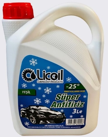 Licoil Antifriz Mavi 3 Lt- 3Kg-15Kg-16Kg Mevcut N11.584