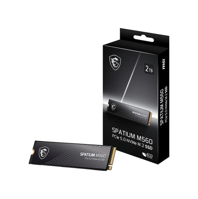 MSI Msı Spatium M560 Pcıe 1TB NVMe M.2 2280 PCIe 5.0 Okuma 10300 MB/s Yazma 8700 MB/s