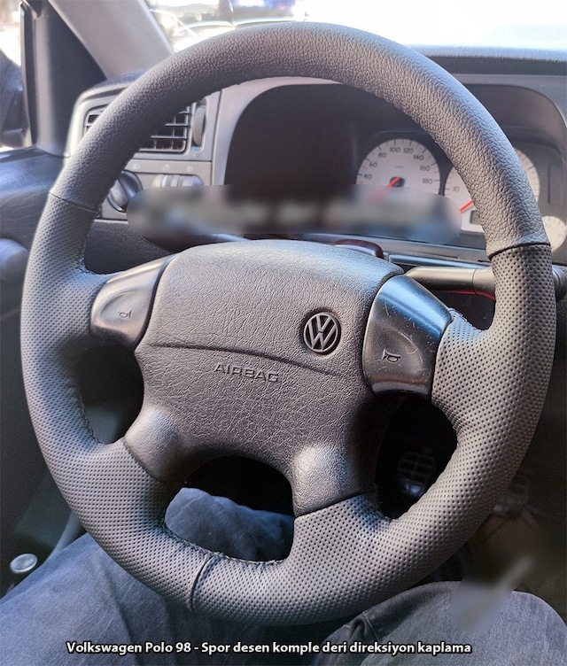 Volkswagen Polo Araca Özel Dikmeli Direksiyon Kılıfı 1998 2000