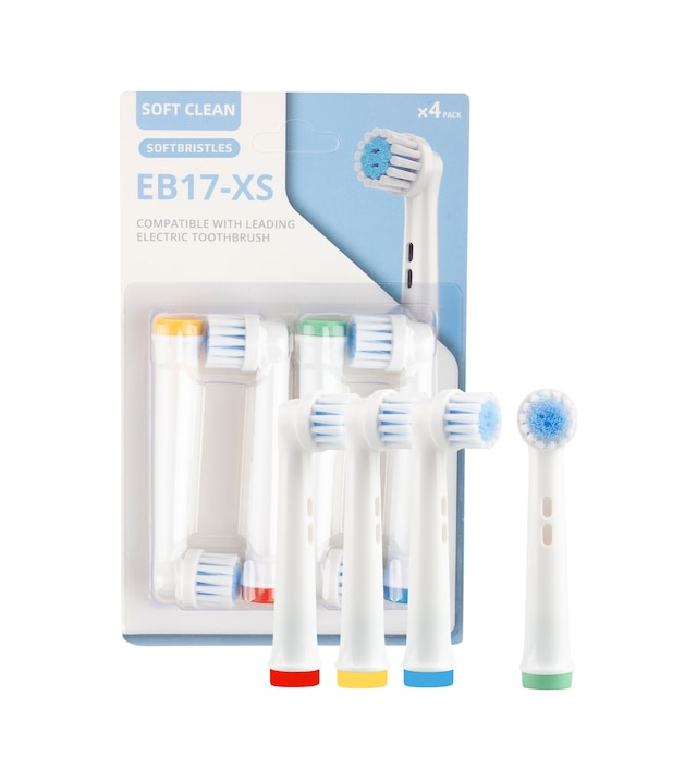 Extra Soft Sensitive Eb17-xs Oral-b Diş Fırçasına Uyumlu 8 Adet Yedek Başlık Tek Ebat