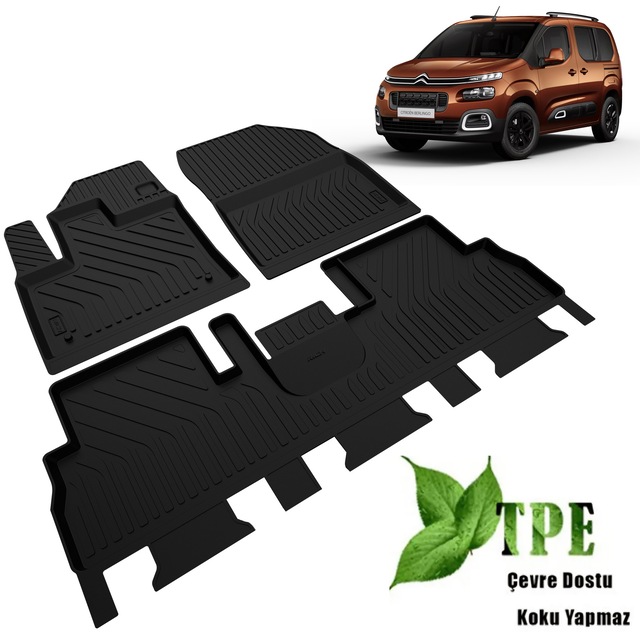 Citroen Berlingo Havuzlu Paspas 2019 2020 2021 2022 2023 2024