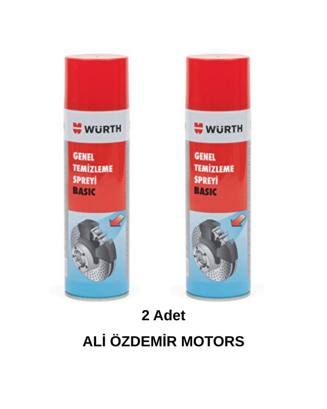 Genel Temizleme Spreyi Basic 2x500ml, Fren Balata Spreyi Yeni Tarihli