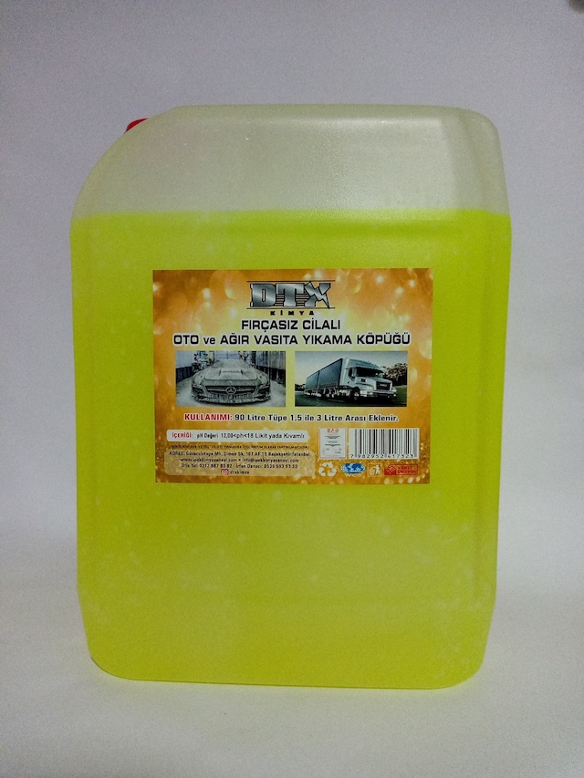 Tır Branda Yıkama İlacı Fırçasız Cilalı 5 Litre