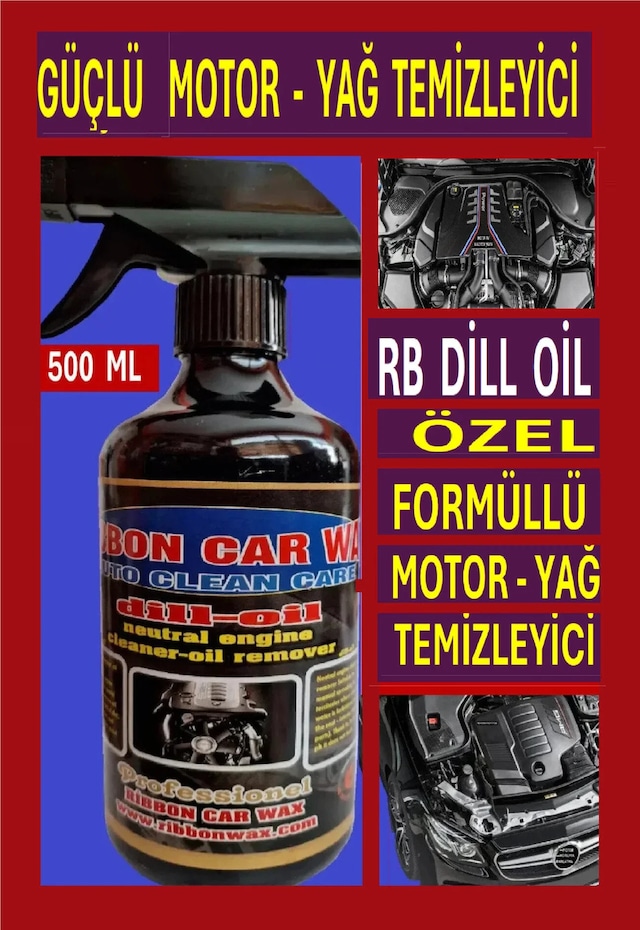 Rb Dill Oil Motor - Yağ Temizleyici 500 Ml