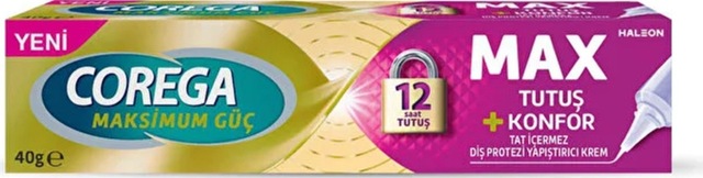 Maksimum Güç Max Tutuş Konfor Diş Protezi Yapıştırıcı Krem 40 Gr