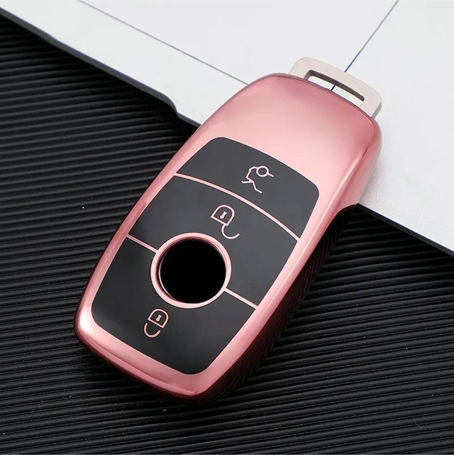Mercedes A B C E S G Serisi Cla Cle Gls Gla Glb Glc Amg Uyumlu Parlak Tpu Anahtar Kılıfı Rose