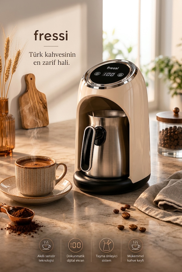 4 Fincan Kapasiteli 500w Türk Kahve Makinesi Fr-tk302