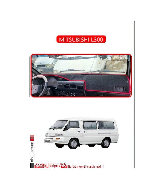 Mıtsubıshı L300torpido Koruma Halısı Kırmızı Kenar