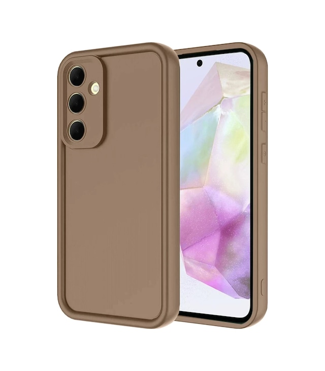 Galaxy A56 Kılıf Viera Silikon - Kahverengi