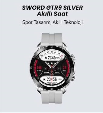 Sword Harmonia SW-GTR9 1.45" Akıllı Saat (Distribütör Garantili)
