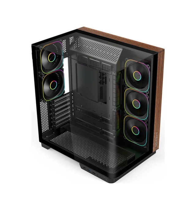Fazeon F25 WOODEN ATX 5x120mm Fans ARGB Black 850W PSU 80+ Bronze
