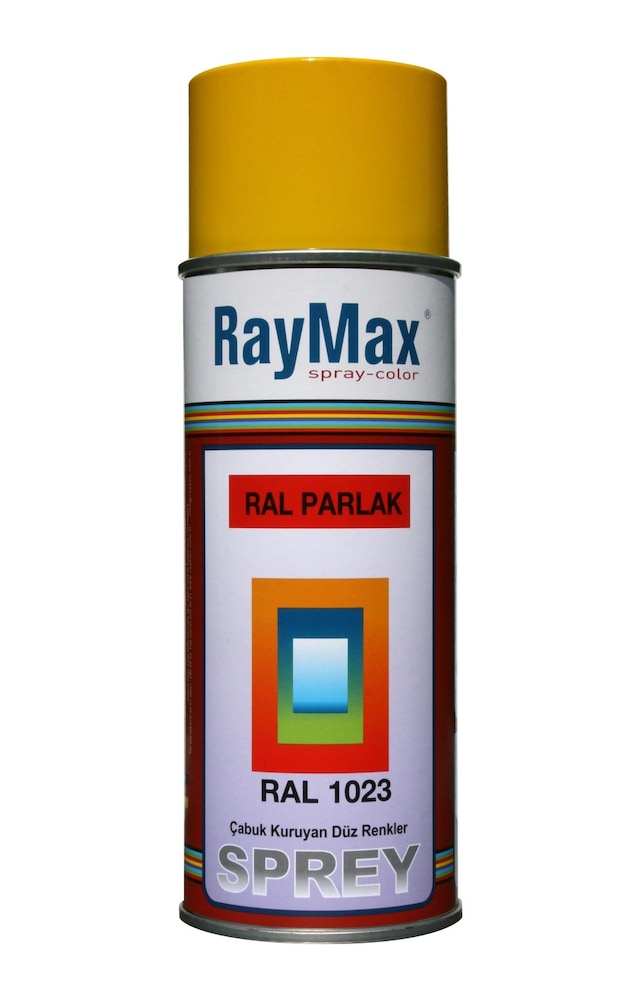 Raymax Sprey Boya Ral 1023 Trafik Sarı 400Ml