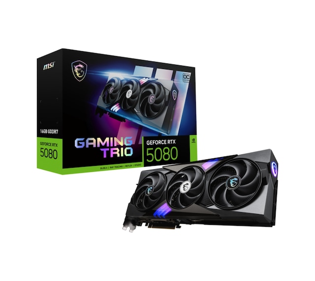 Msı Geforce Rtx 5080 16g Gamıng Trıo Oc 16gb Gdrr7 256bit Dx12 Aeae1msı0165