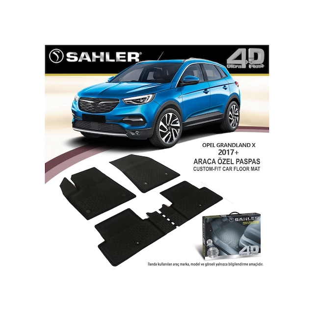 Opel Grandland x Paspas Sahler 4.5D Havuzlu 2017- Sonrası