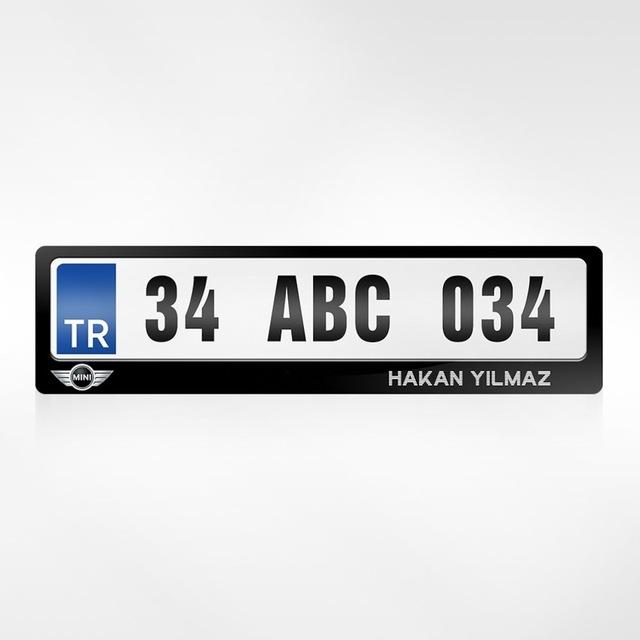 Kişiye Özel Isimli Mini Logolu Plakalık 264845264