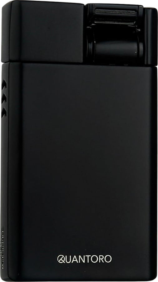Quantoro Tek Torch Pürmüz Siyah Metal Puro Çakmağı - Trz1004