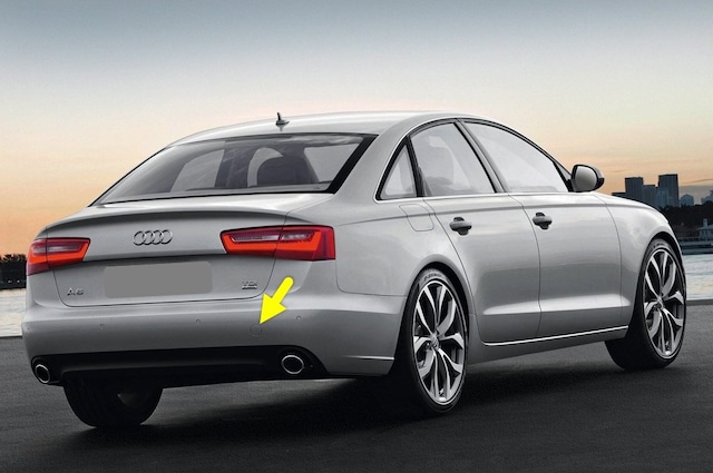 Audi A6 2012-2014 Arka Tampon Çeki Çekme Demiri Kapağı 4G5807441