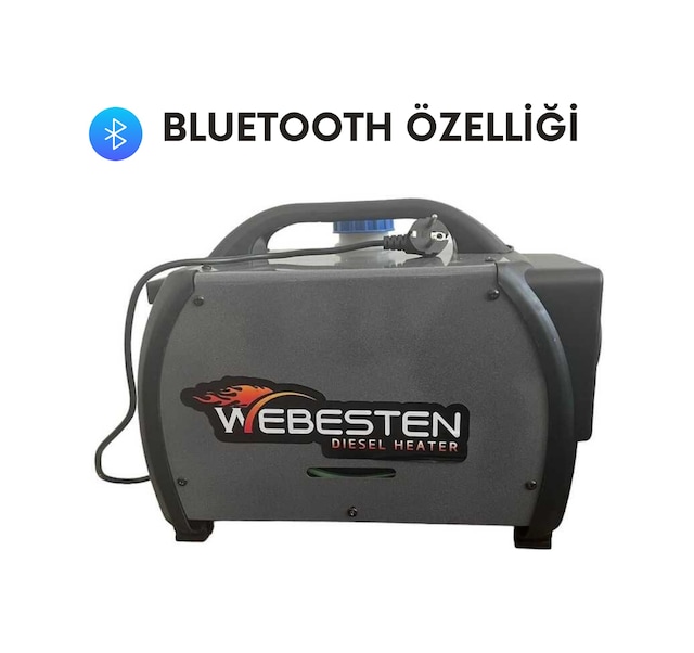 Webasto Muadili Bluetooth Özellikli 12-24-220 V Çanta Tip Dizel Isıtıcı