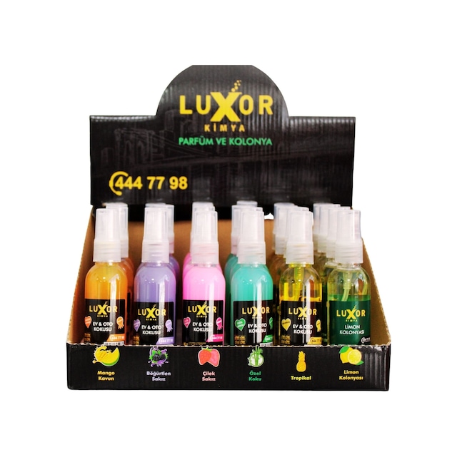 Luxor 24 Adet 50 ML Ev & Oto Koku Seti Özel Kutulu