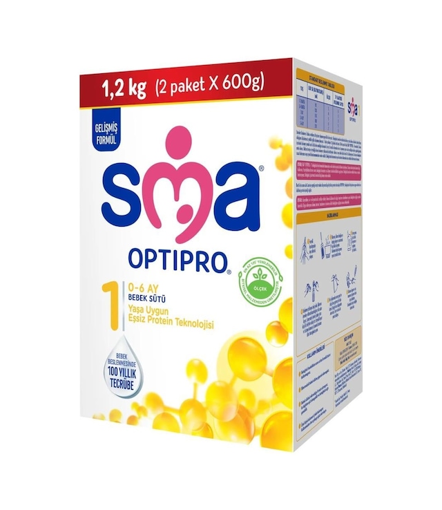 Sma Optipro 1 Bebek Sütü 1200 G
