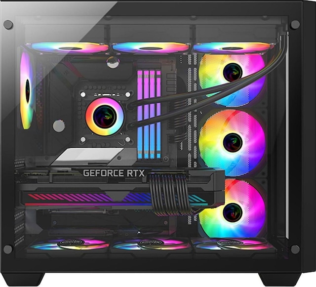 Ramtech Aquarium X40 R7-5700X 32 GB 1 TB M2 NVMe SSD RTX3050 Free Dos Masaüstü Oyuncu Bilgisayarı