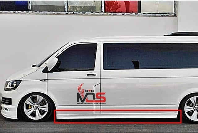 Vw Transporter T6 Marşpiyel Sağ Sol Takım Kısa Şase Fiberglass