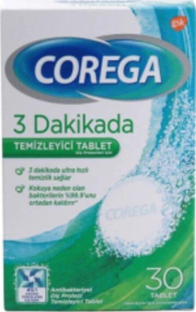 Diş Protezi Temizleyici 30 Tablet 1 Adet