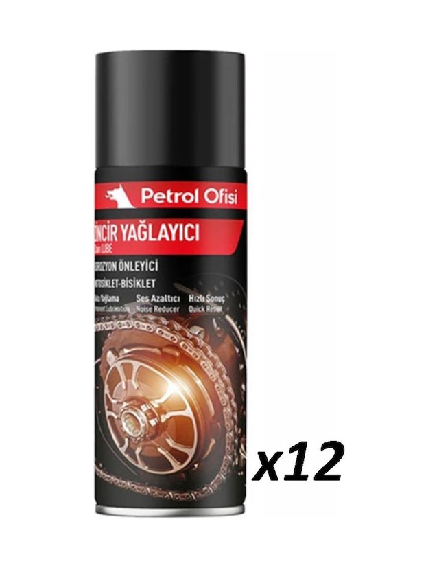 Po Motosiklet Zincir Yağlayıcı 12 Adet