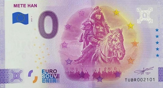 0 Euro Hatıra Parası - METEHAN - 2022