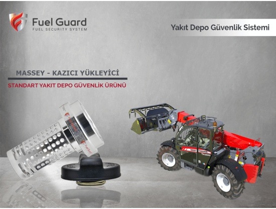 Massey Ferguson Kazıcı-Yükleyici Yakıt Depo Koruma Cihazı