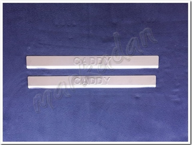 Markadan VW Caddy Krom Kapı Eşiği 2015-2020 2 Parça Paslanmaz Çel
