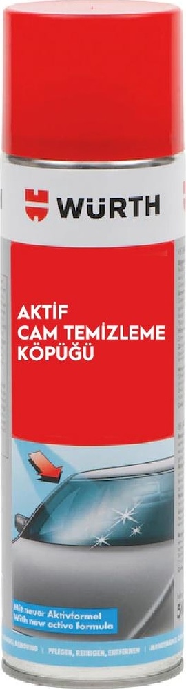 Würth Aktif Cam Temizleme Köpüğü Spreyi 500 ML