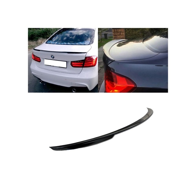Bmw F30 Piano Black Siyah Boyalı Spoiler - Spoyler Abs Plastik