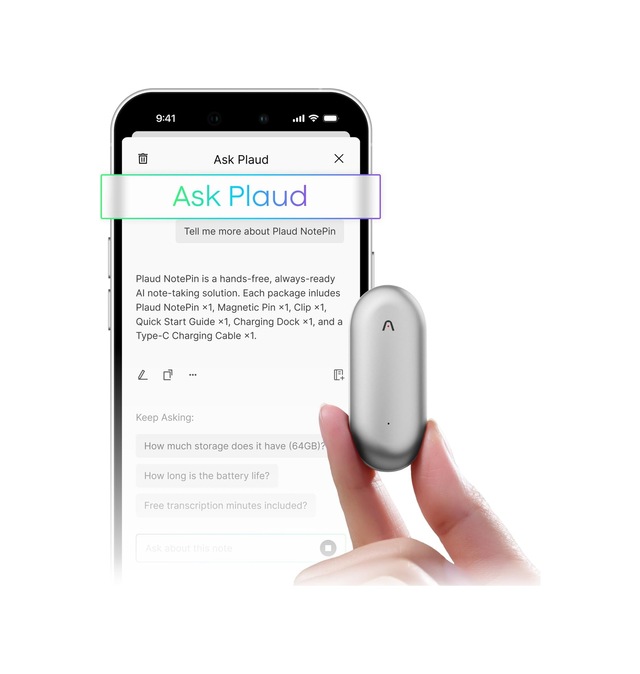 Aı Ses Kayıt Cihazı, Plaud Notepin Ses Kayıt Cihazı, Uygulama Kontrolü, Aı Not Alıcısı, Aı Transcribe & Özetle, 112 Dil Desteği, 64 Gb Bellek, Dersler İçin Ses Kaydedici, Toplantılar, Ay Gümüşü