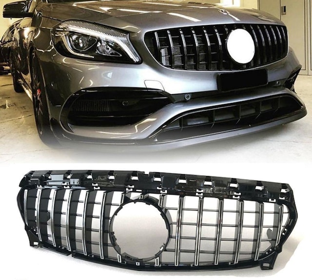 Mercedes W176 Gtr Ön Panjur Izgara Seti Amg 2012 / 2016 A Serisi