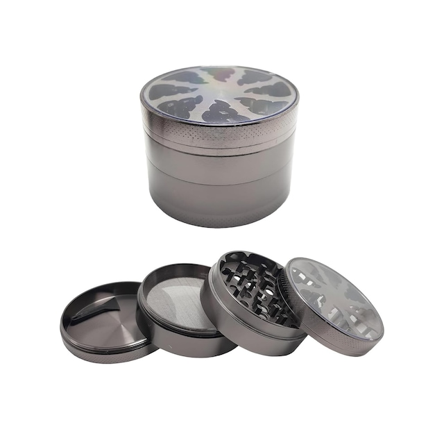 Gri 63mm. Tütün Baharat Herbal Öğütücüsü Parçalayıcı Rb83gr