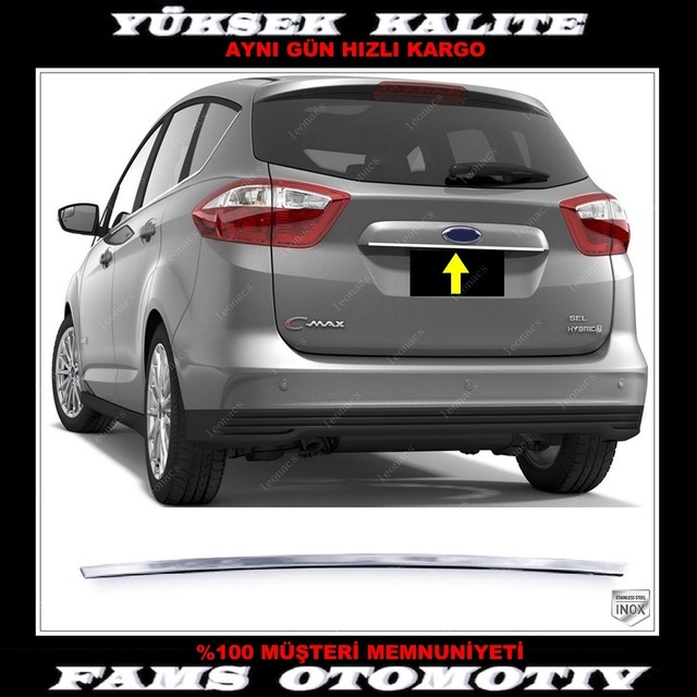 Ford C-Max - Grand C-Max Krom Bagaj Çıtası 2010 Üzeri P. Çelik