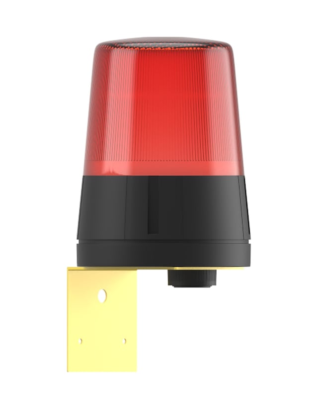 Mesan Ø110 İkaz Lamba Xenon Çakar Buzzer L Montaj Kırmızı 24vdc Ms 888.1.24vdc