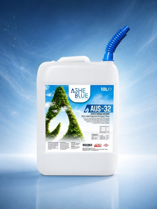 Asheblue 10 Litre Aus 32 Egzoz Emisyon Sıvısı - Iso 22241 Uyumlu Scr Dizel Araçlar İçin