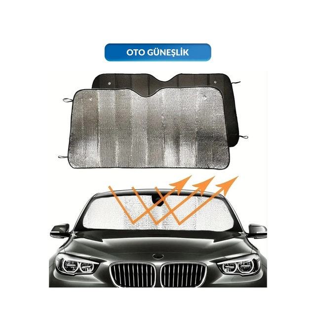 Ers Katlanabilir Ön Cam Güneşlik Isı Önleyici Araç Perdesi Volkswagen Passat Peugeot 3008 Skoda Superb Nissan Qashqai