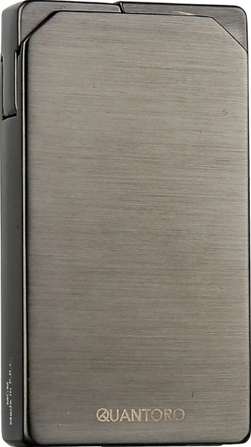 Quantoro Çift Torch Pürmüz Delicili Gunmetal Metal Puro Çakmağı - Trz1193