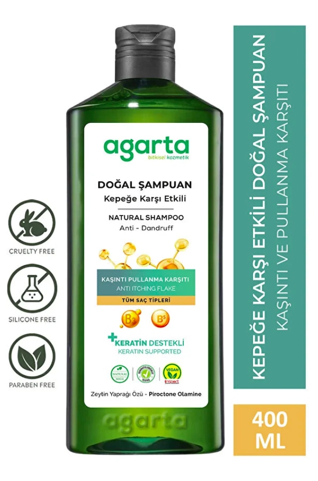 Agarta Doğal Kepeğe Karşı Etkili Şampuan 400 ML