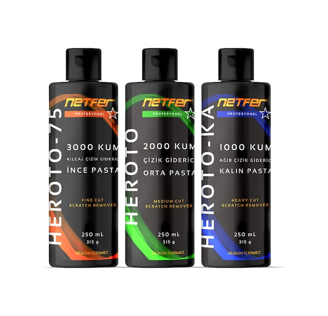 Netfer 3'lü Pasta Set - 3x250 Ml
