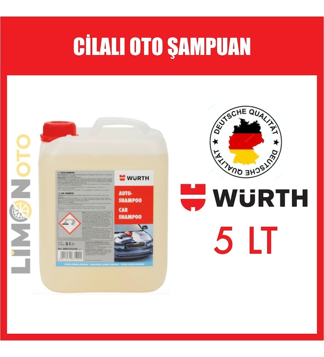 Würth Cilalı Araç Şampuanı 5 Lt
