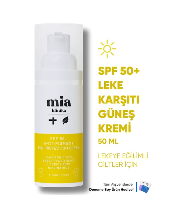 Mia Klinika Leke Karşıtı Güneş Kremi SPF50+ 50 ML