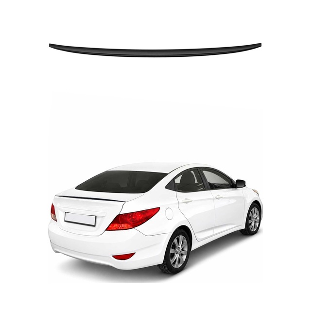 Hyundai Grand Pony 2011-2018 Arası Uyumlu Araca Özel Bagaj Spoileri Piano Siyah 1 Parça