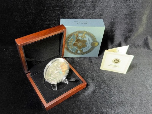 Cameroon Kamerun 2024 Amazon Femina Bellator Gümüş Sikke 2 Oz .999 500 Adet Limitli