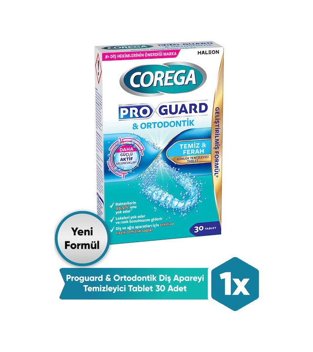 Proguard & Retaıner Temızleyıcıi 30 Lu Tablet
